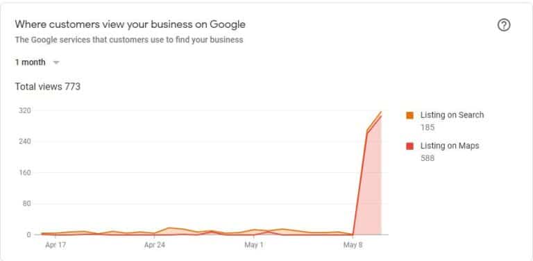 SEO Results for DM Customs
