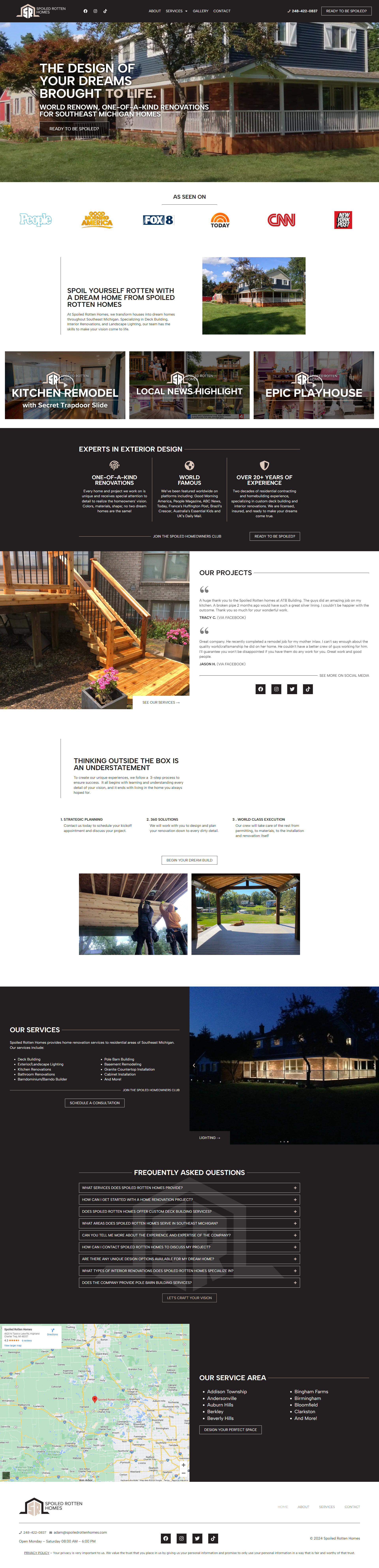 Spoiled Rotten Homes Website