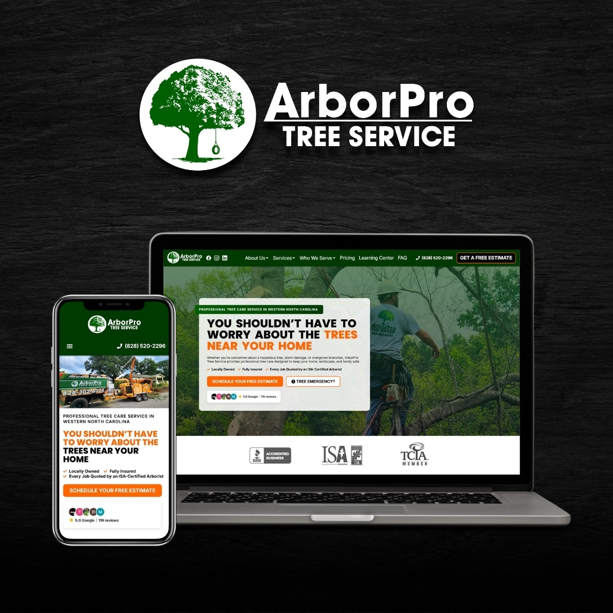 ORB Portfolio Example ArborPro Tree Service